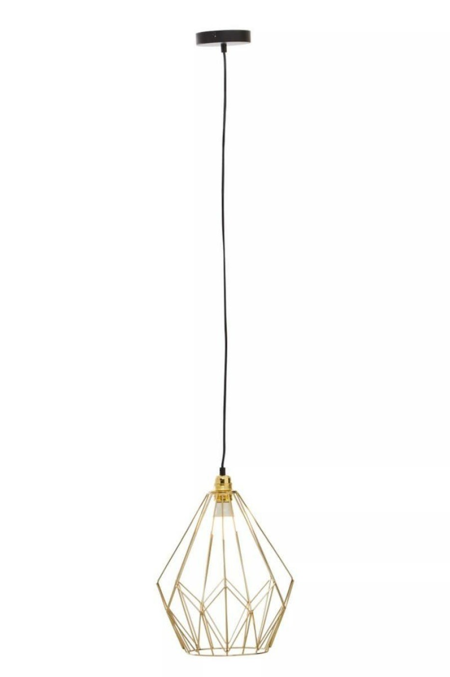 Accessories Premier Ceiling Lights | Wyra Champagne Gold Frame Pendant Light