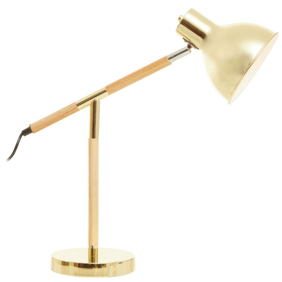 Accessories Premier Table Lamps | Stockholm Shiny Brass Finish Table Lamp