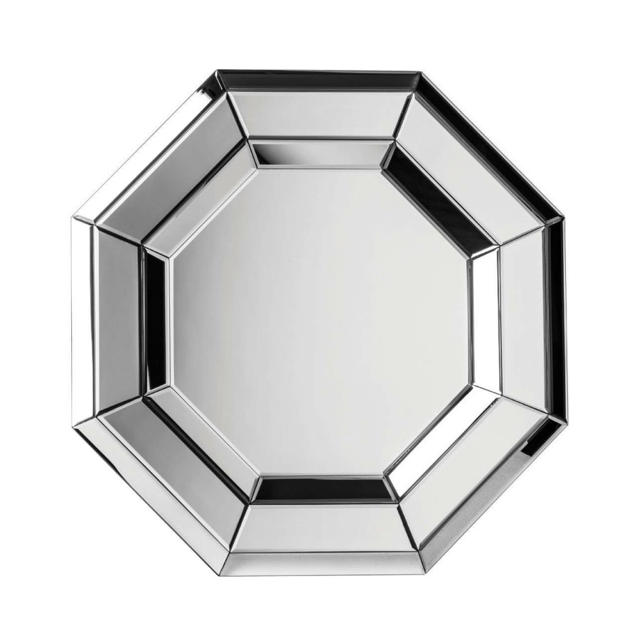 Bathe and Utility Premier Mirrors | Mirrored Glass Octagonal Wall Mirror