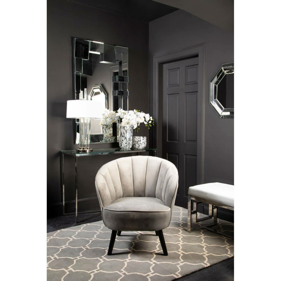 Bathe and Utility Premier Mirrors | Mirrored Glass Octagonal Wall Mirror