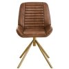 FURNITURE Fifty Five South Statement Chairs | Buffalo Brown Leather Chair