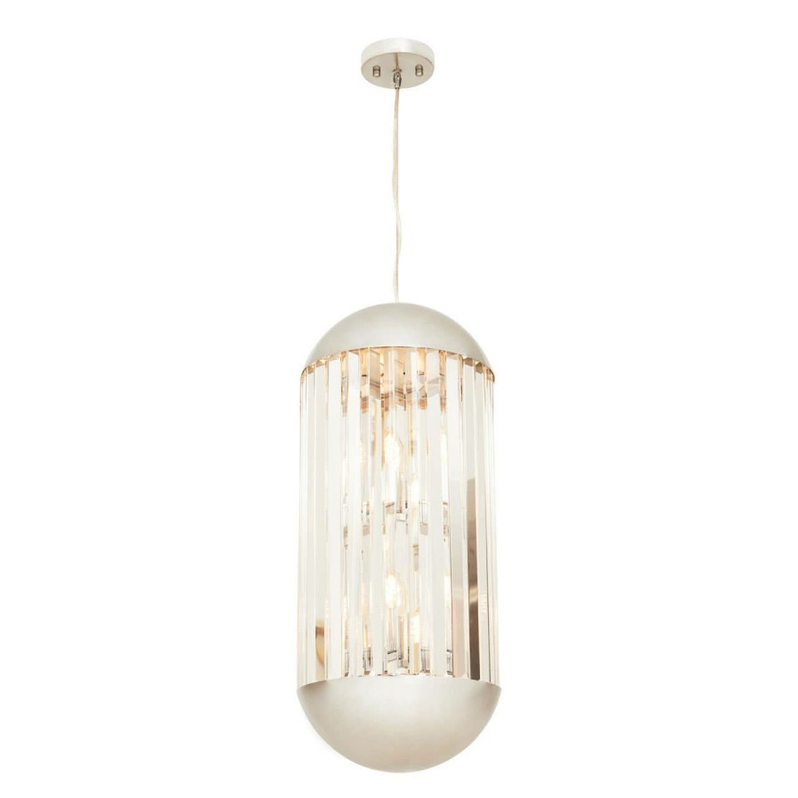 Accessories Fifty Five South Decorative Lights | Kensington Townhouse Chrome Pendant Light