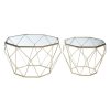 FURNITURE Premier Side Tables | Arcana Set Of 2 Clear Glass Tables