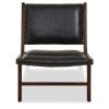 FURNITURE Fifty Five South Chaise Lounges | Inca Genuine Black Cow Leather Chair