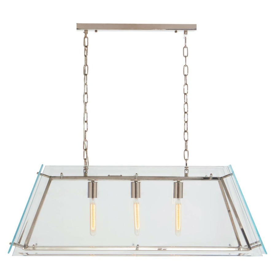 Accessories Fifty Five South Chandeliers | Palasso Nickel Finish Pendant Light