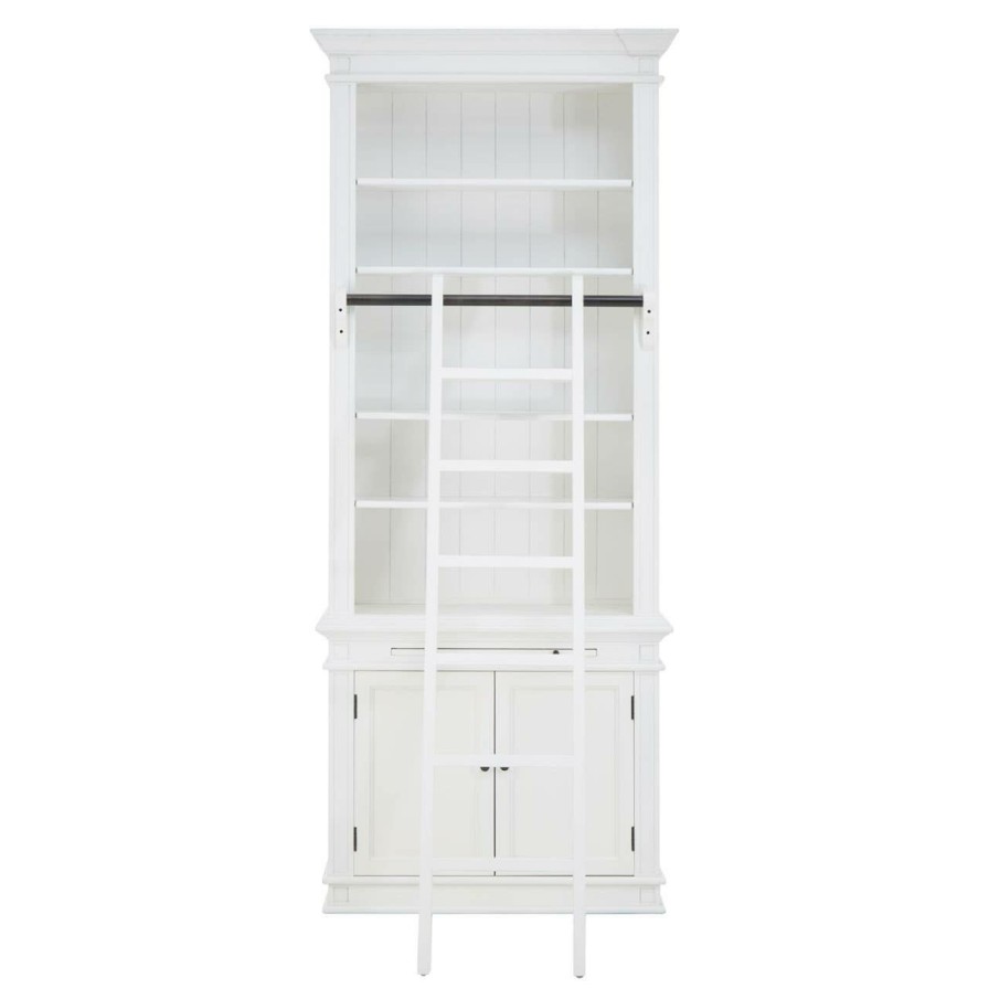 FURNITURE Fifty Five South Cabinets | Dayak White Shelf Unit