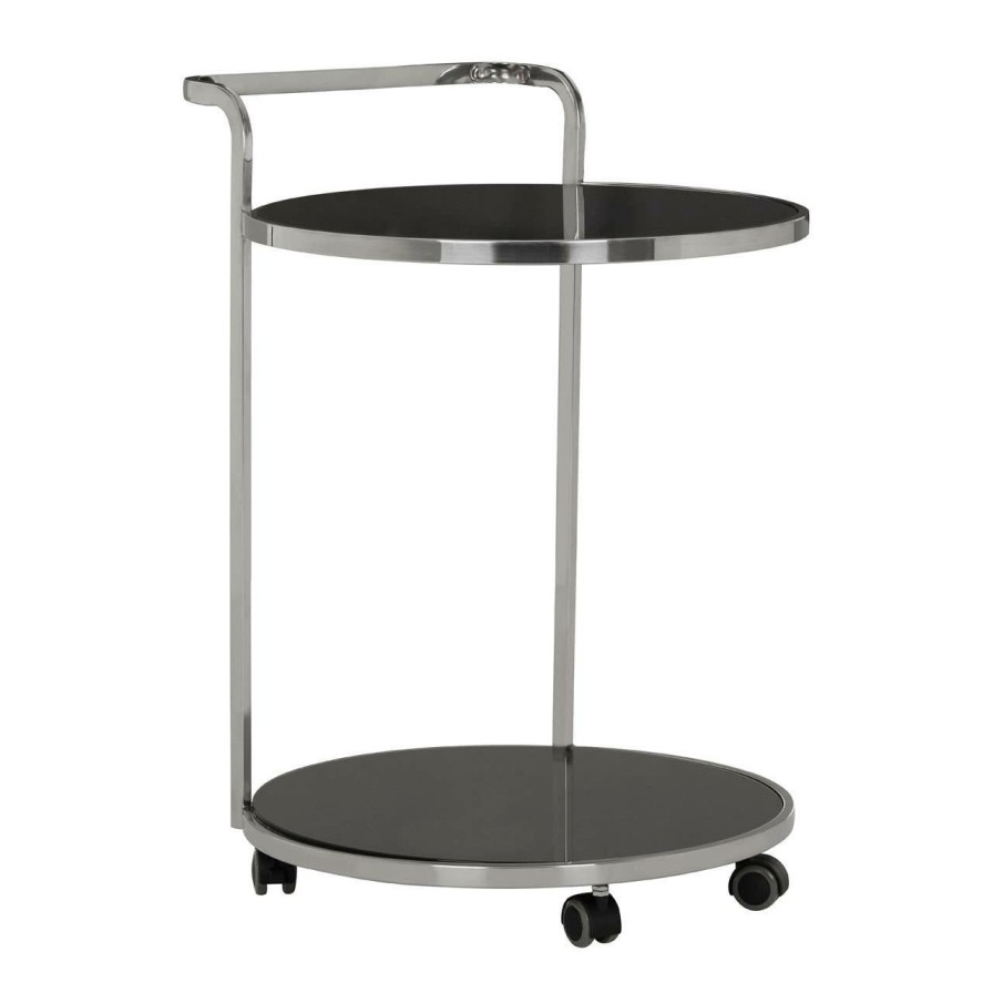 FURNITURE Fifty Five South Bar Carts and Trolleys | Ackley2 Tier Drinks Trolley