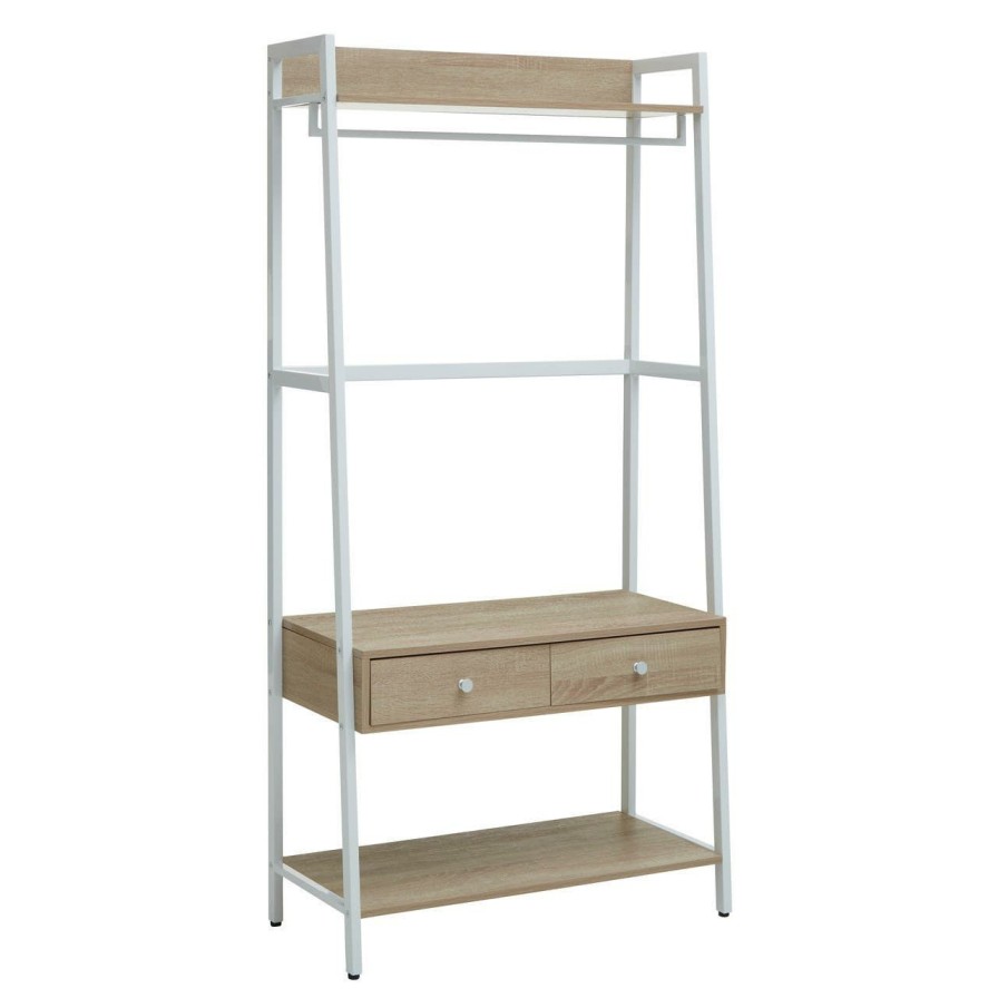 FURNITURE Premier Shelving | Bradbury Natural Oak Storage Unit