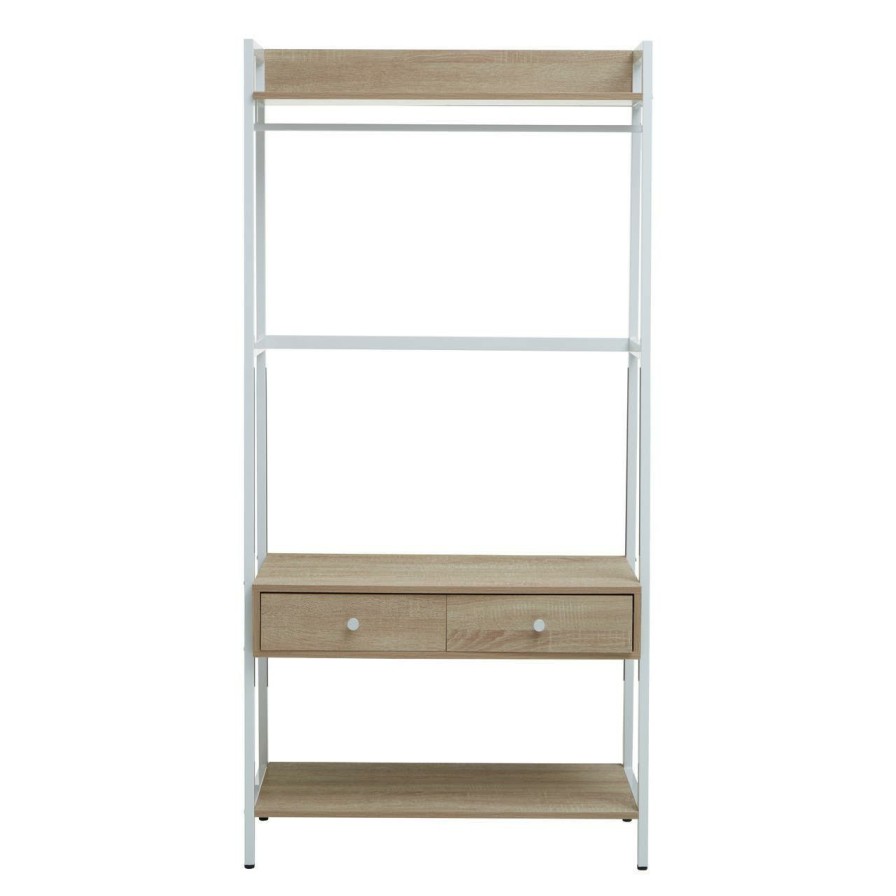 FURNITURE Premier Shelving | Bradbury Natural Oak Storage Unit