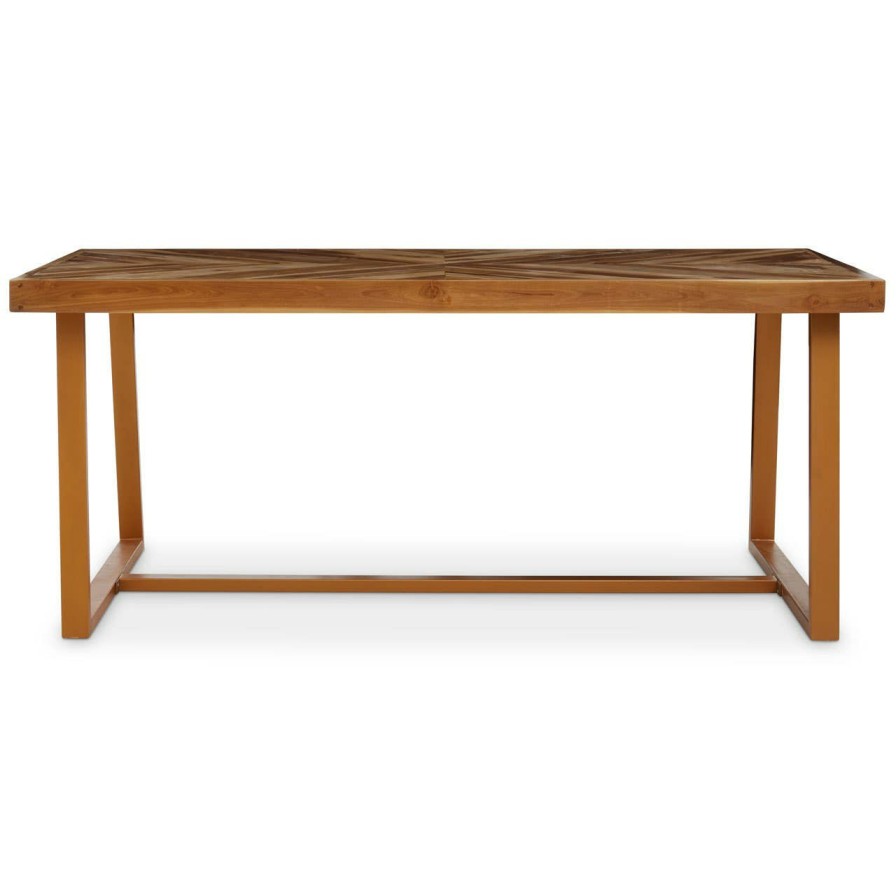 FURNITURE Fifty Five South Dining Tables | Kendari Natural Teak Wood Dining Table