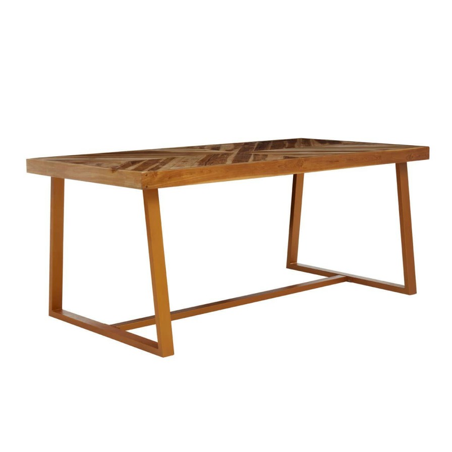 FURNITURE Fifty Five South Dining Tables | Kendari Natural Teak Wood Dining Table