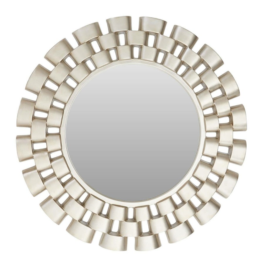 Bathe and Utility Fifty Five South Mirrors | Champagne Chain Design Wall Mirror