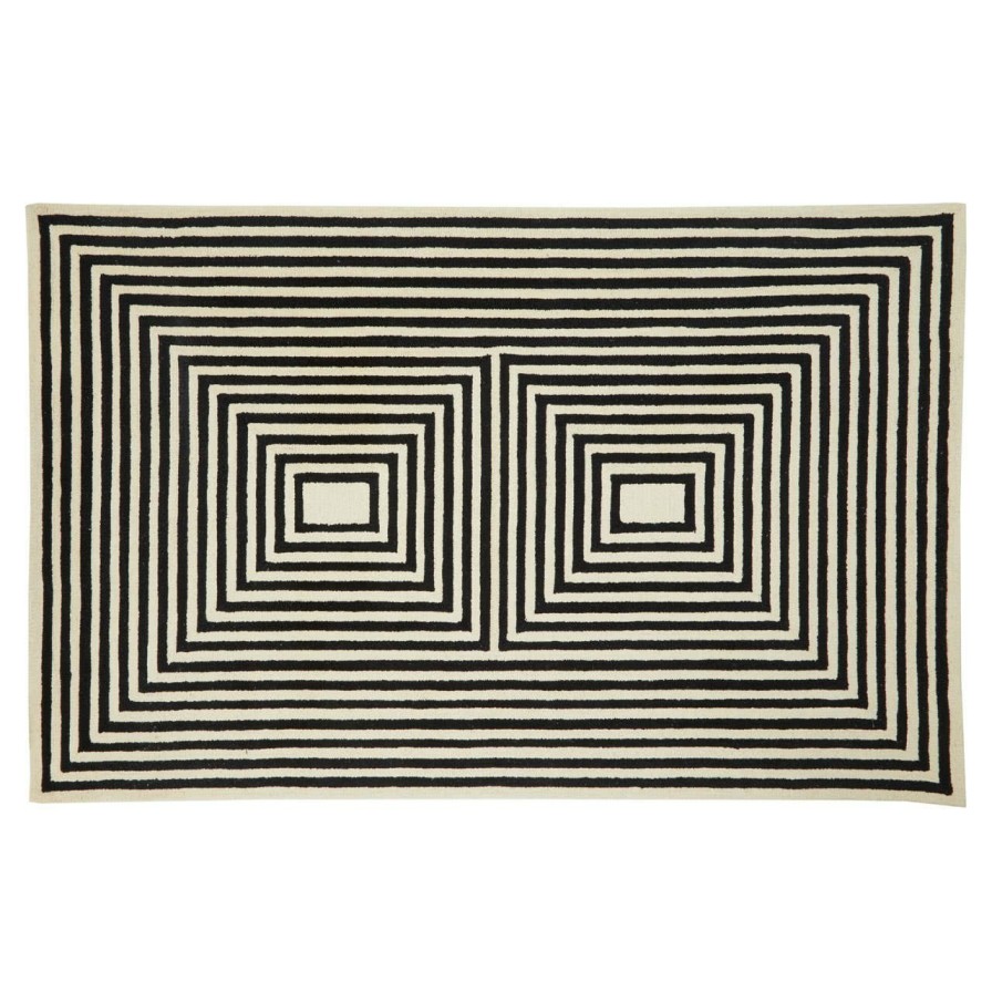 Accessories Bosie Rugs | Bosie Milana Large Black And White Rug