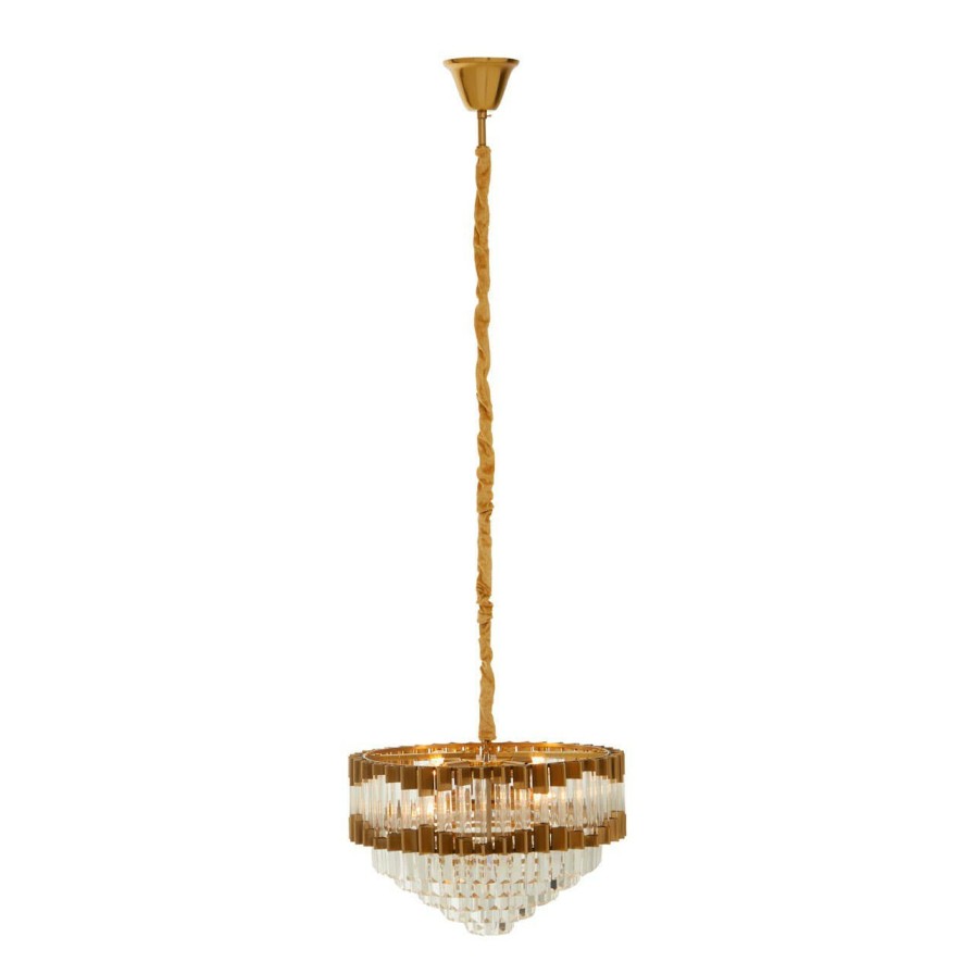 Accessories Fifty Five South Chandeliers | Babylon Four Bulb Antique Gold Chandelier