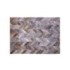 Accessories Fifty Five South Rugs | Safira Rug With Light Grey Patchwork