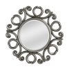 Bathe and Utility Fifty Five South Mirrors | Silver Finish Frame Round Wall Mirror