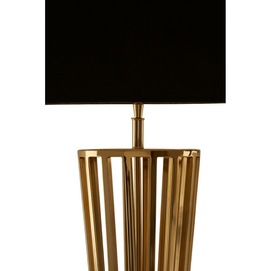 Accessories Fifty Five South Floor Lamps | Skye Gold Finish And Twisted Base Floor Lamp