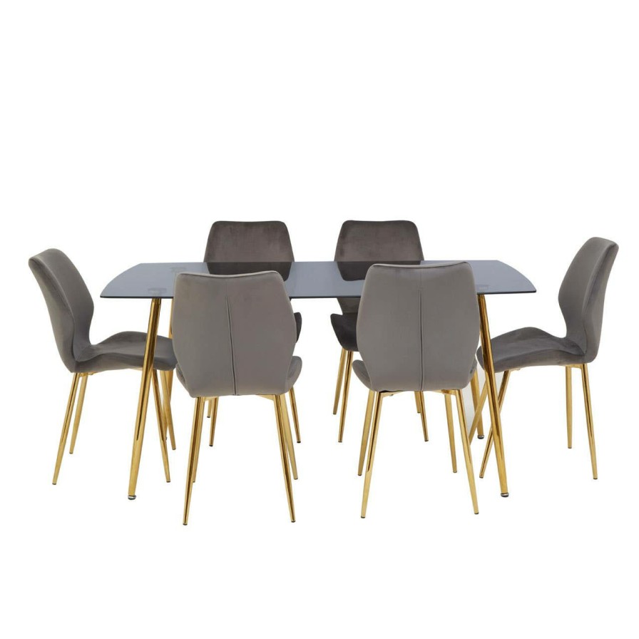 FURNITURE Premier Dining Sets | Wimslow Grey Rectangular Dining Set