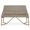 FURNITURE Fifty Five South Benches | Vieste Mink Velvet Bench