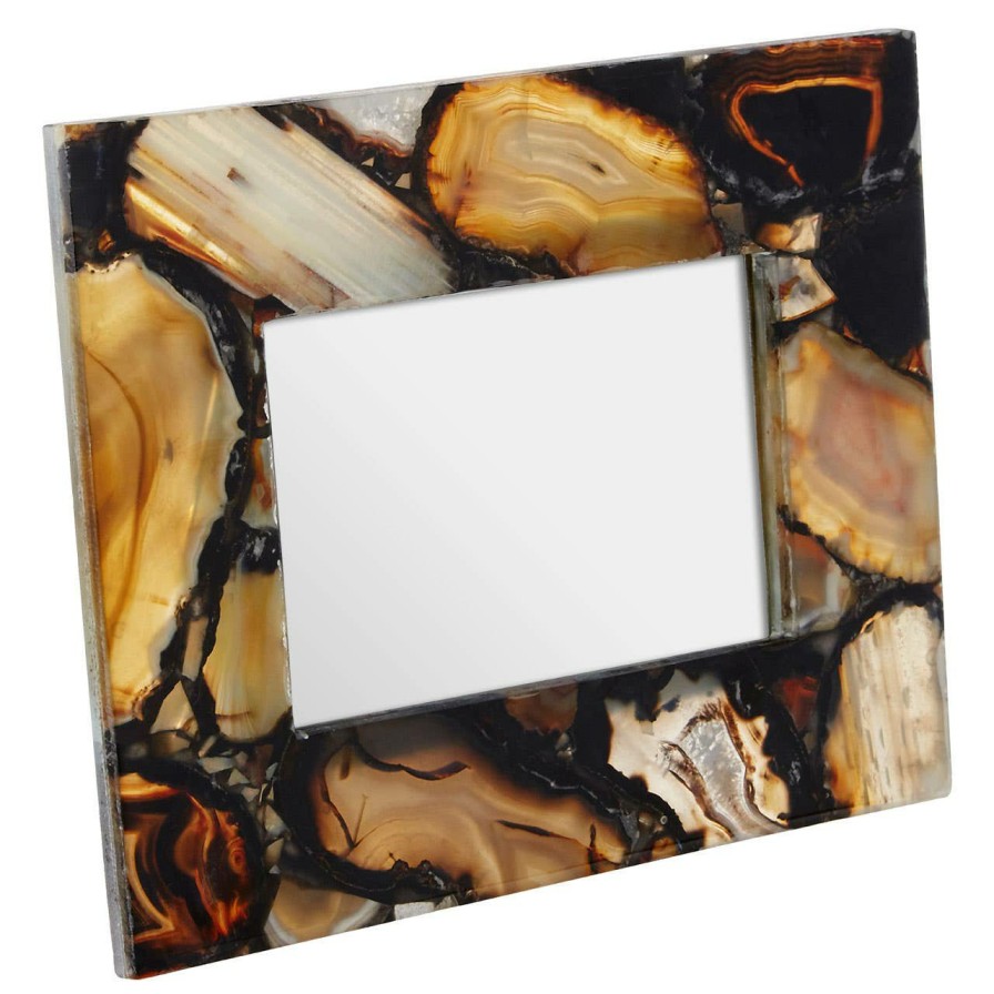 Accessories Fifty Five South Photo Frames | Bowerbird Black Agate 4 X 6 Photo Frame