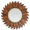 Bathe and Utility Fifty Five South Mirrors | Sunburst Wood Wall Mirror