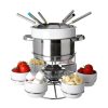 Kitchen and Dining Premier Cookware | Freya Stainless Steel Fondue Set