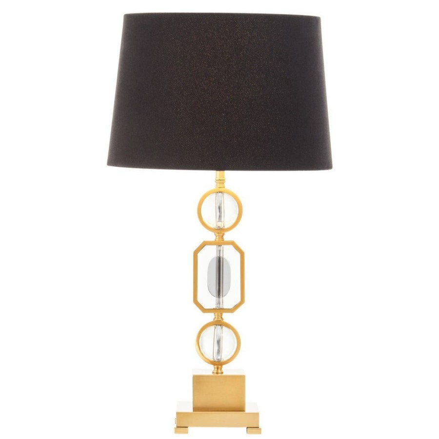 Accessories Fifty Five South Table Lamps | Zana Gold And Crystal Table Lamp