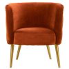 FURNITURE Fifty Five South Seating | Manhattan Orange Tub Chair