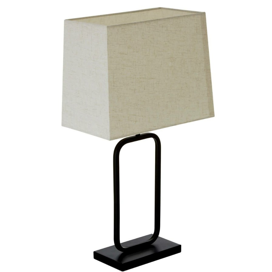 Accessories Premier Table Lamps | Lucas Natural And Black Table Lamp