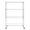 Bathe and Utility Premier Racks, Caddies and Shelf Units | Frankfurt 4 Tier Metal Shelf Unit