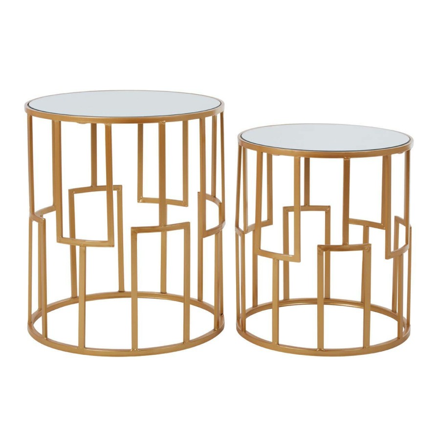 FURNITURE Premier Side Tables | Avantis Set Of 2 Round Side Tables