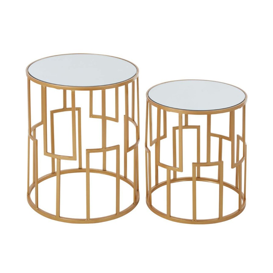 FURNITURE Premier Side Tables | Avantis Set Of 2 Round Side Tables