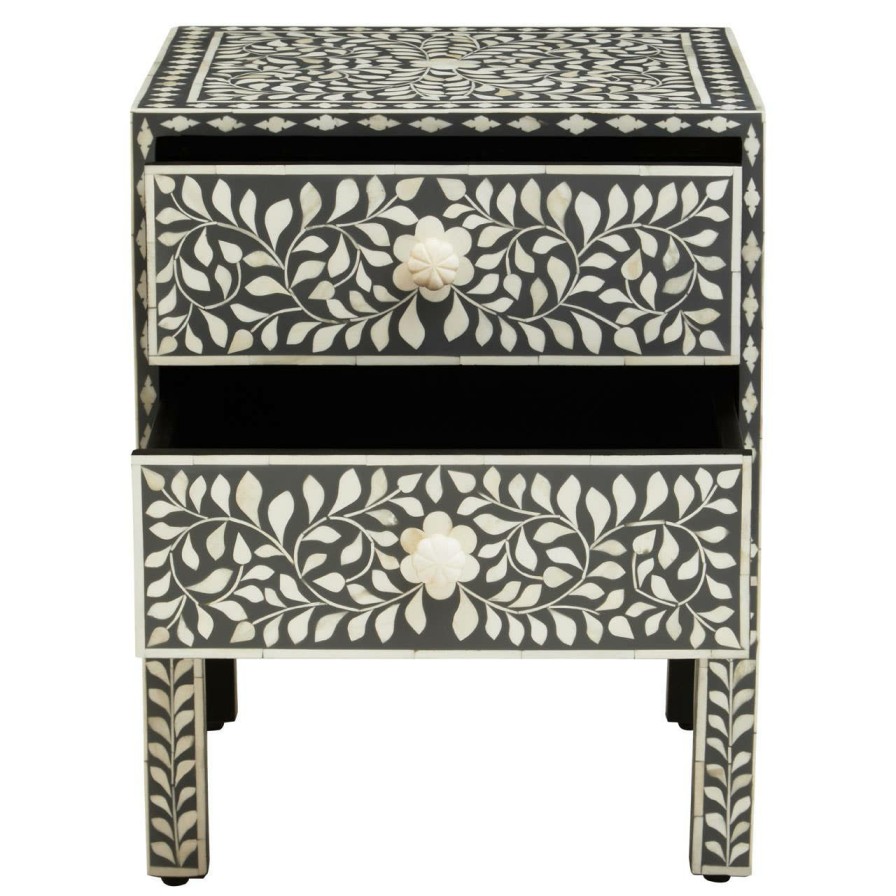 FURNITURE Fifty Five South Side Tables | Fusion Two Drawer Side Table