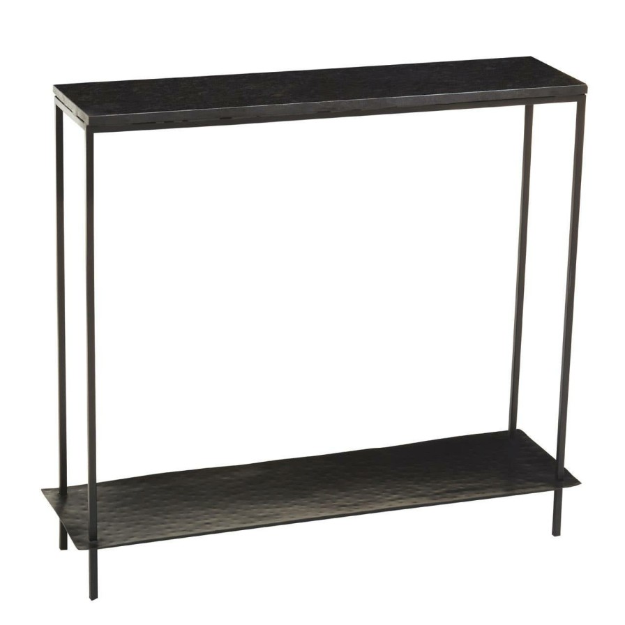 FURNITURE Fifty Five South Console Tables | Templar Black Marble Console Table