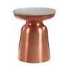 FURNITURE Premier Side Tables | Agra Matte Copper Finish Side Table