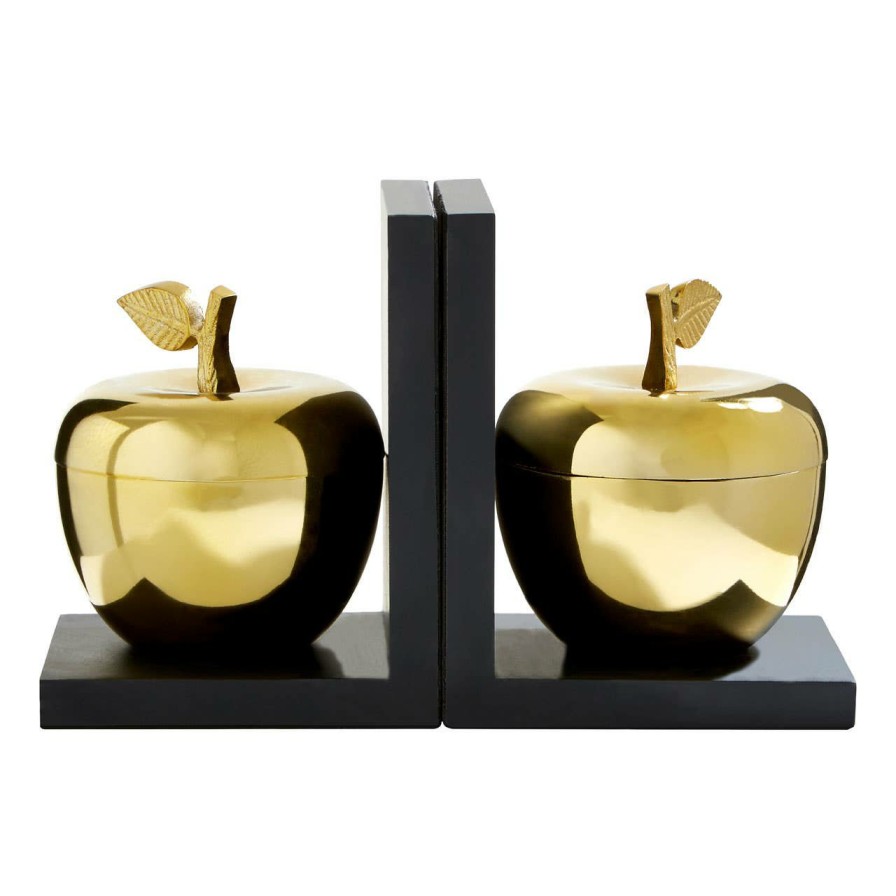 Accessories Fifty Five South Bookends | Set Of 2 Apple Bookends