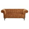 FURNITURE Fifty Five South Sofas | Siena Two Seat Gold Velvet Sofa