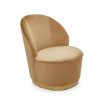 FURNITURE Fifty Five South Seating | Kids Tamra Gold Base Velvet Chair