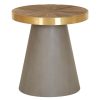 FURNITURE Fifty Five South Side Tables | Titan End Table With Grey Base