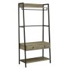 FURNITURE Premier Shelving | Bradbury Grey Oak Storage Unit