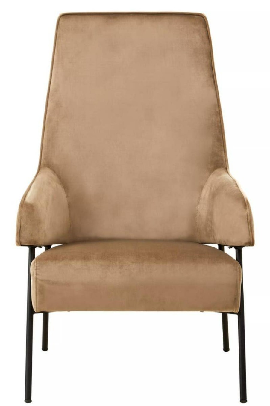 FURNITURE Fifty Five South Seating | Henia Mink Velvet Chair