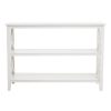 FURNITURE Premier Storage | Heritage Three Shelf Large Ivory Bookcase