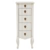 FURNITURE Fifty Five South Chest of Drawers | Loire 5 Drawer Small Chest White