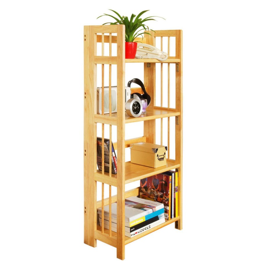 FURNITURE Premier Storage | 4 Tier Box Frame Folding Shelf Unit