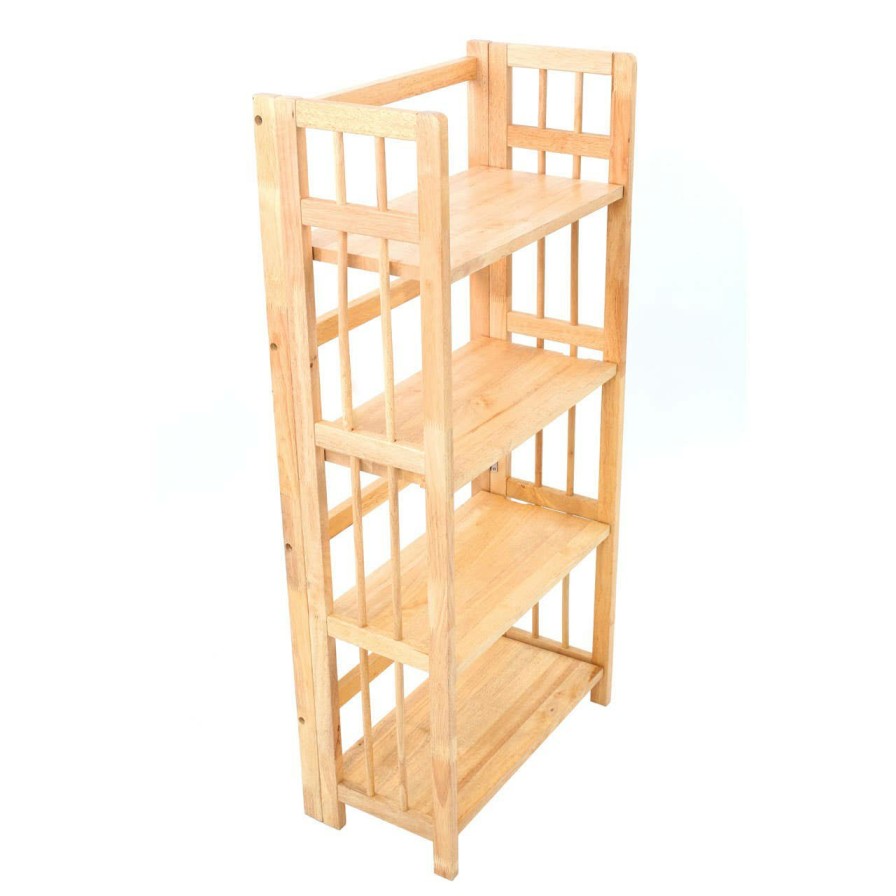 FURNITURE Premier Storage | 4 Tier Box Frame Folding Shelf Unit