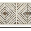 FURNITURE Premier Storage | Lombok Wood Pattern Door Sideboard