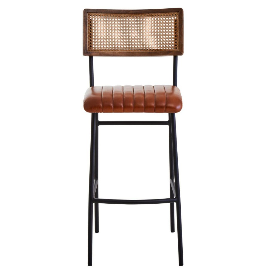 FURNITURE Fifty Five South Dining Chairs | Buffalo Tan Leather Bar Chair