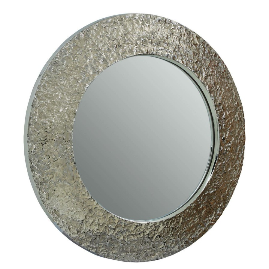 Bathe and Utility Fifty Five South Mirrors | Akola Nickle Finish Wall Mirror