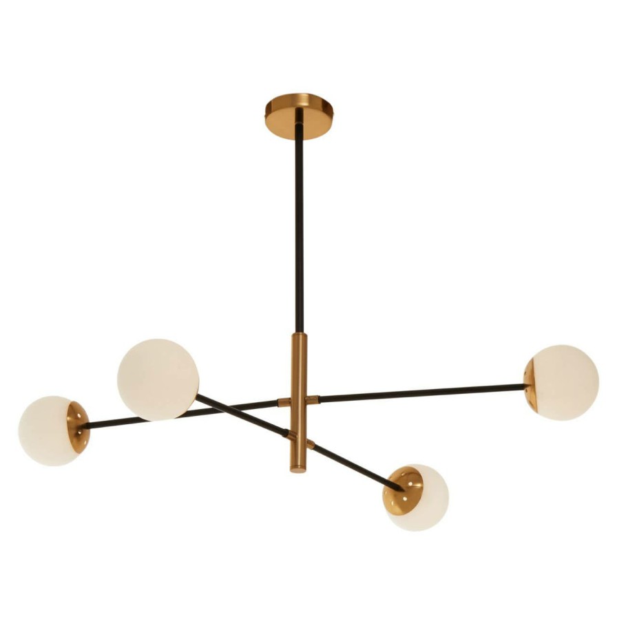 Accessories Fifty Five South Light and Ceiling Shades | Trieste Four Bulb Pendant Light