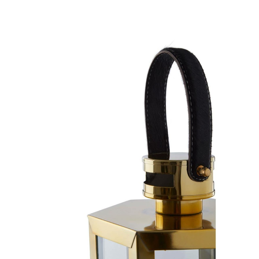 Accessories Fifty Five South Lanterns | Herber Small Gold Finish Lantern